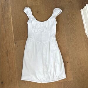 Charming White Kids Dress